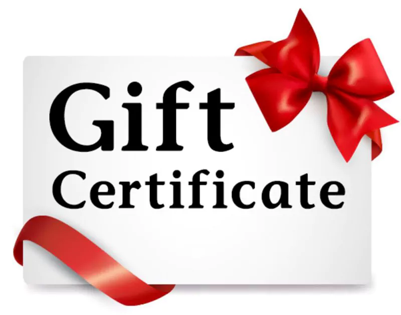 Gift Certificates For Every Occasion